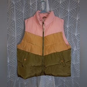 Sundance brand Women's size xl, eclipse colorblock chevron, vest jacket